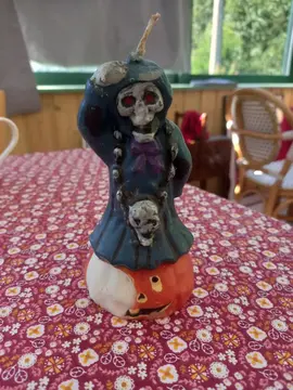 Bougie d'Halloween