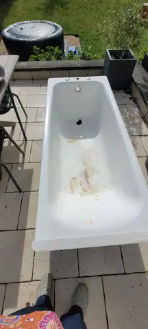 baignoire en fonte