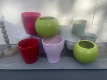 lot de pots jardin