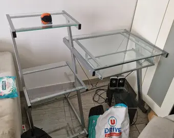 bureau en verre