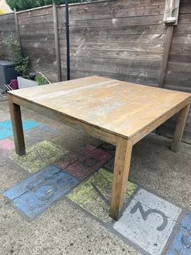 table bois exotique