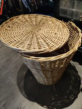 panier a linge en osier