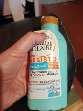 crème solaire enfant