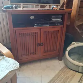 meuble TV bois teck