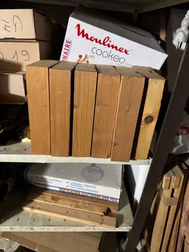6 blocs de bois