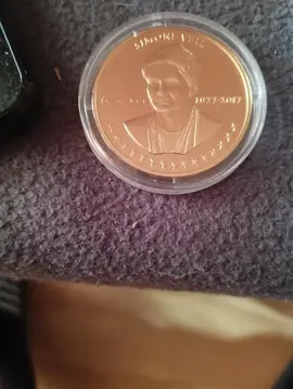 pièce Simone veil plaqué or