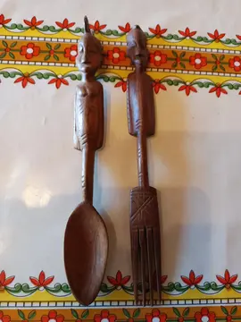 ensemble couverts africains