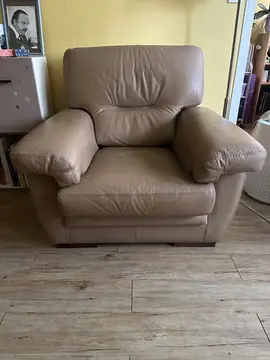Fauteuil en cuir