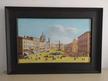 Vue de la Piazza Navona à Rome