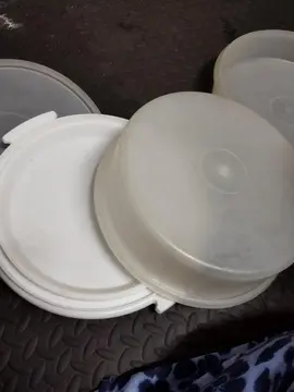 plateau gâteau tupperware