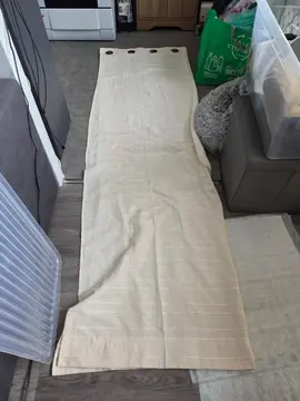 2 Rideaux beige