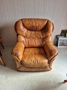 fauteuil cuir 1 place