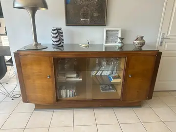 Enfilade art déco et table Jules Leleu