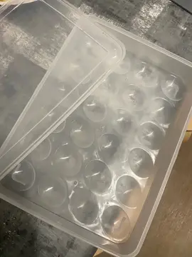 boîte à oeufs en plastique
