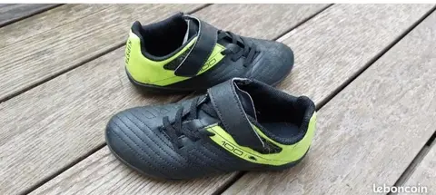 Chaussures de football noire/jaune T32