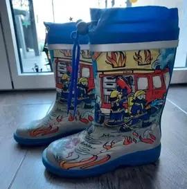 Bottes pompier bleue Taille 28
