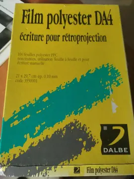 film pour copieur pour rétroprojection