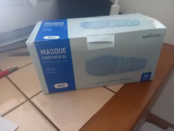 numéro 2 boite masque covid neuf jamais utiliser