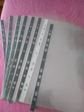 intercalaires pochettes plastiques