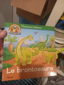 livre enfant très bon état comme neuf le brontosaure