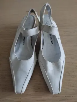 Sandales blanches taille 38