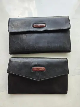 porte monnaie et porte cartes en cuir