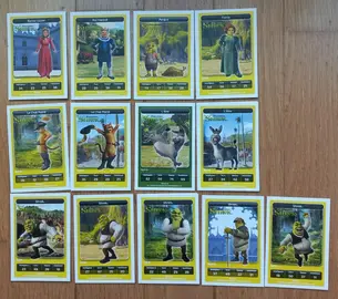 13 cartes Dreamworks/Carrefour ("Shreck")