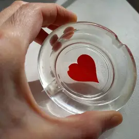 petit cendrier verre