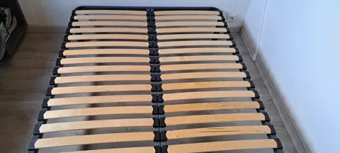 sommier a lattes largeur 120 cm avec matelas