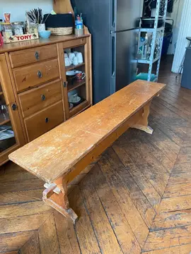 banc en bois