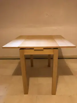 table en bois avec rallonge
