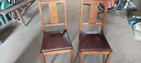 2 chaises retro