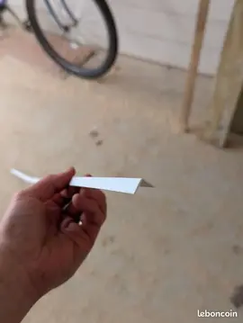 Baguette de finition blanche - largeur 10 cm