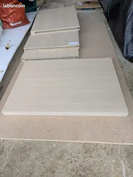 Lot de 4 étagères en bois