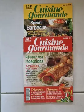 Lot de revues et petits livres de cuisine
