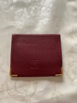 Etui carte bancaire rouge