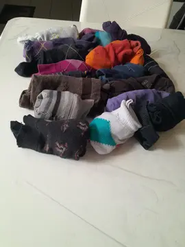Lot chaussettes homme.