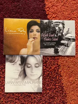 3 CDs Fabian/maurane Foly Bruel/cabrel