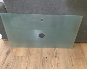 Verre securit plan de travail