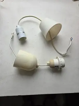 lot 2 cables lumiere plafont