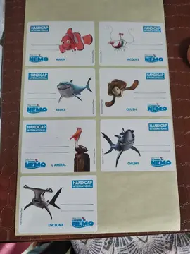 étiquettes Nemo