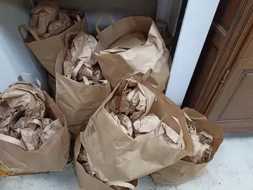 Lot de sacs en papier