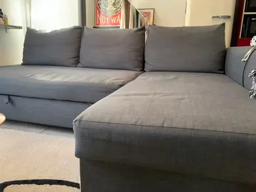 canapé gris IKEA Friheten