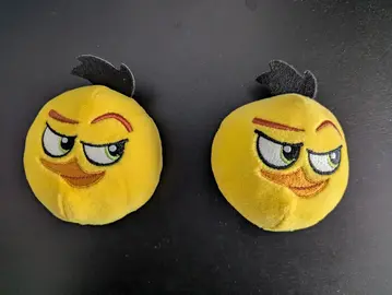 Deux petites peluches Angry bird