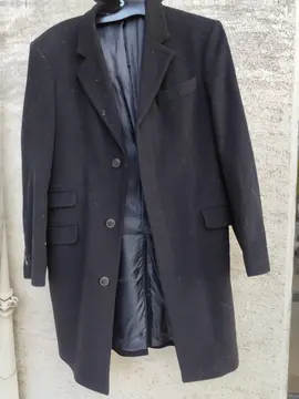 Manteau noir habillé