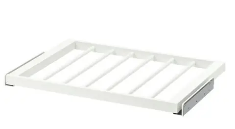KOMPLEMENT Porte-pantalons coulissant, blanc, 75x58 cm IKEA
