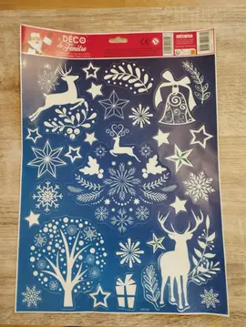 décorations de fenêtres Noël