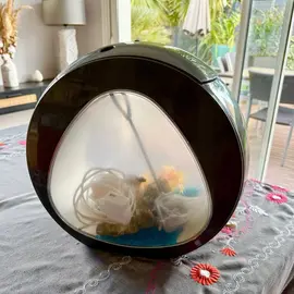 aquarium bulle avec aérateur et lumière