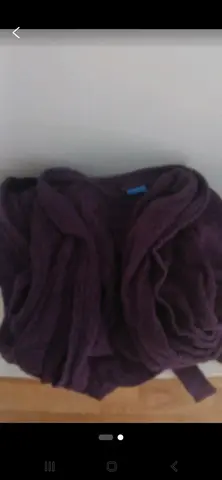 peignoir de bains violet