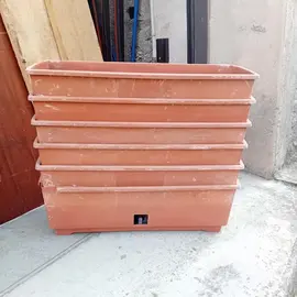 Jardinières en plastique